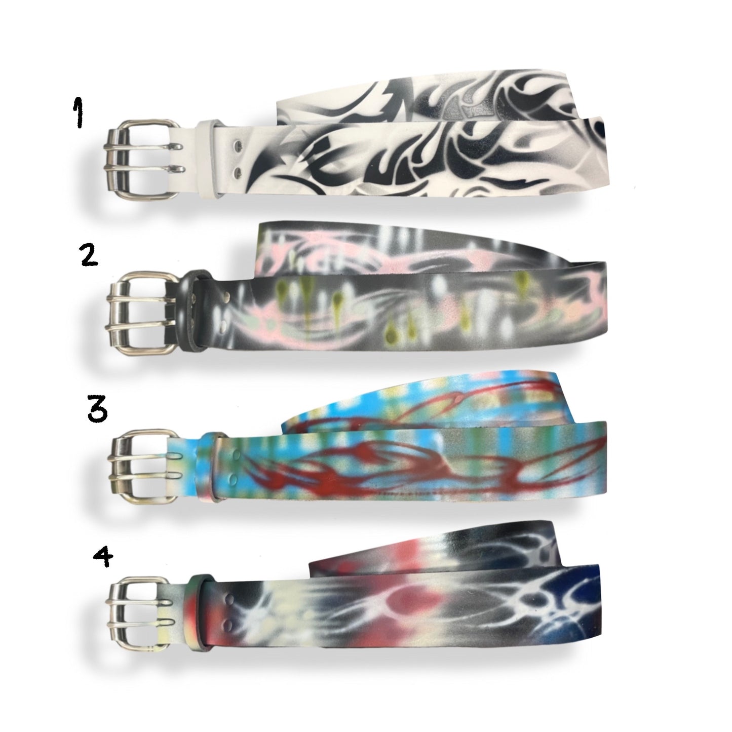 Airbrushed belts444