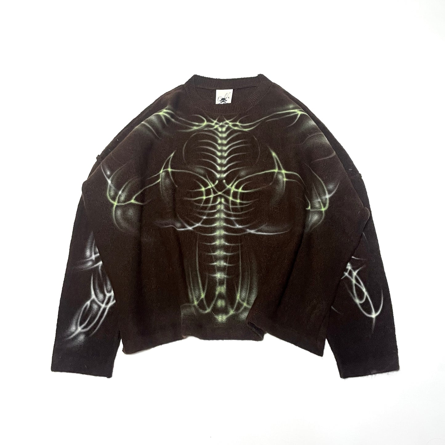 “Skeleton” knit