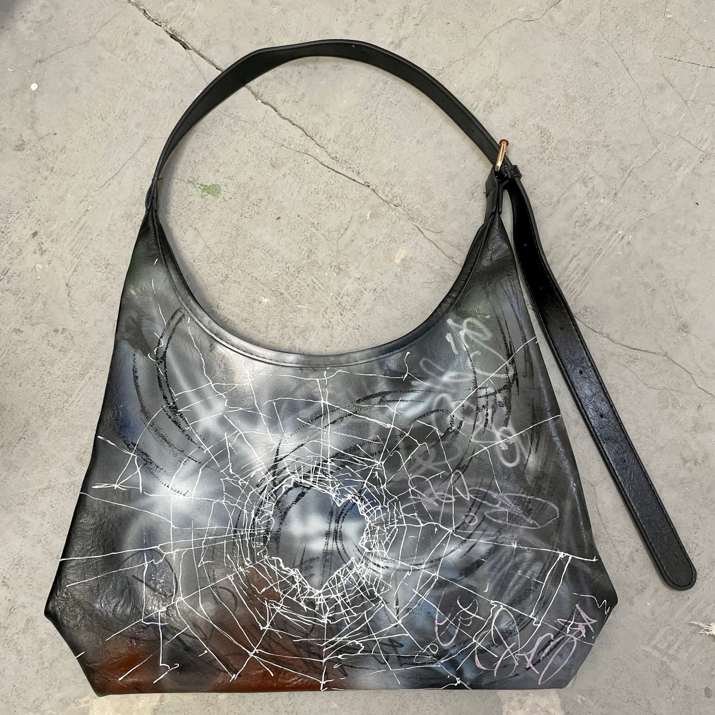 “feels like broken glass” bag