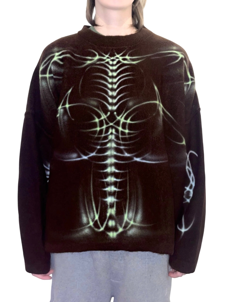 “Skeleton” knit