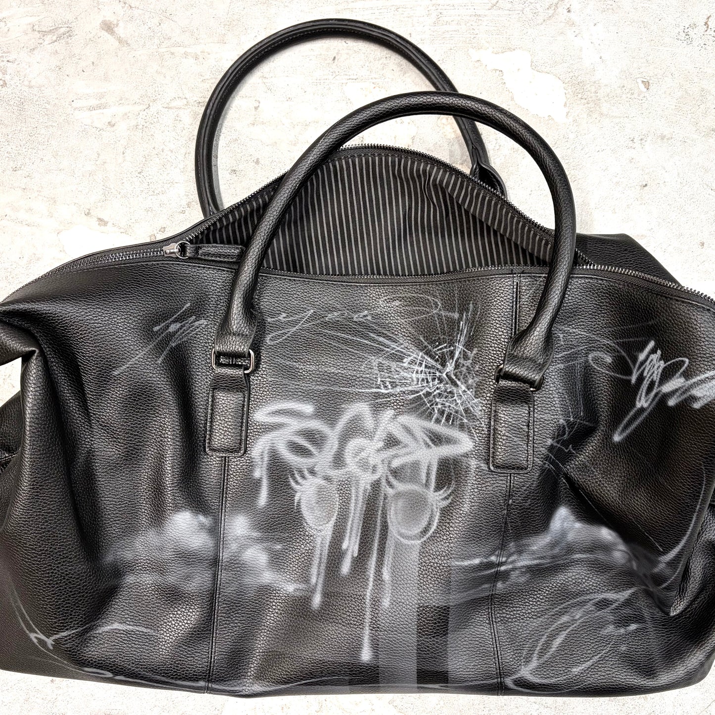 "so cold..” weekend bag