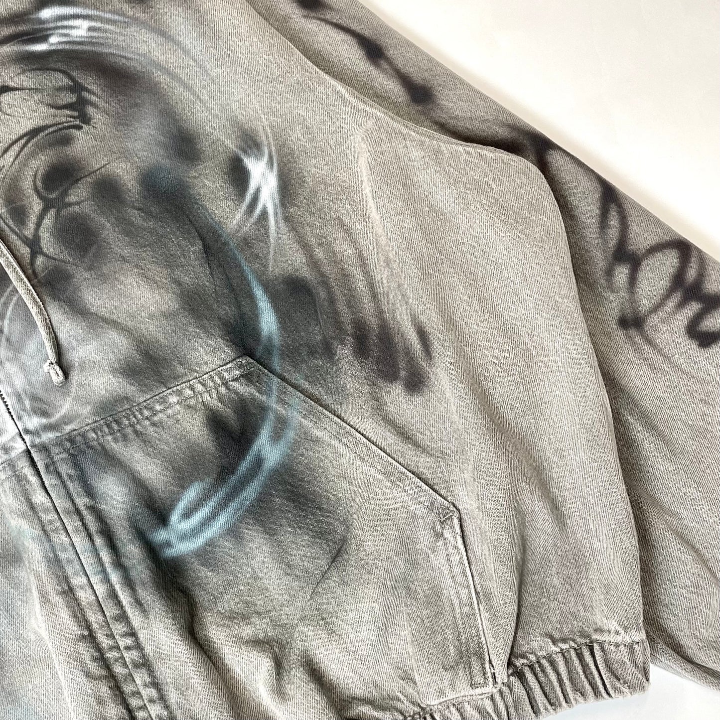 "grey skies" bomber jacket