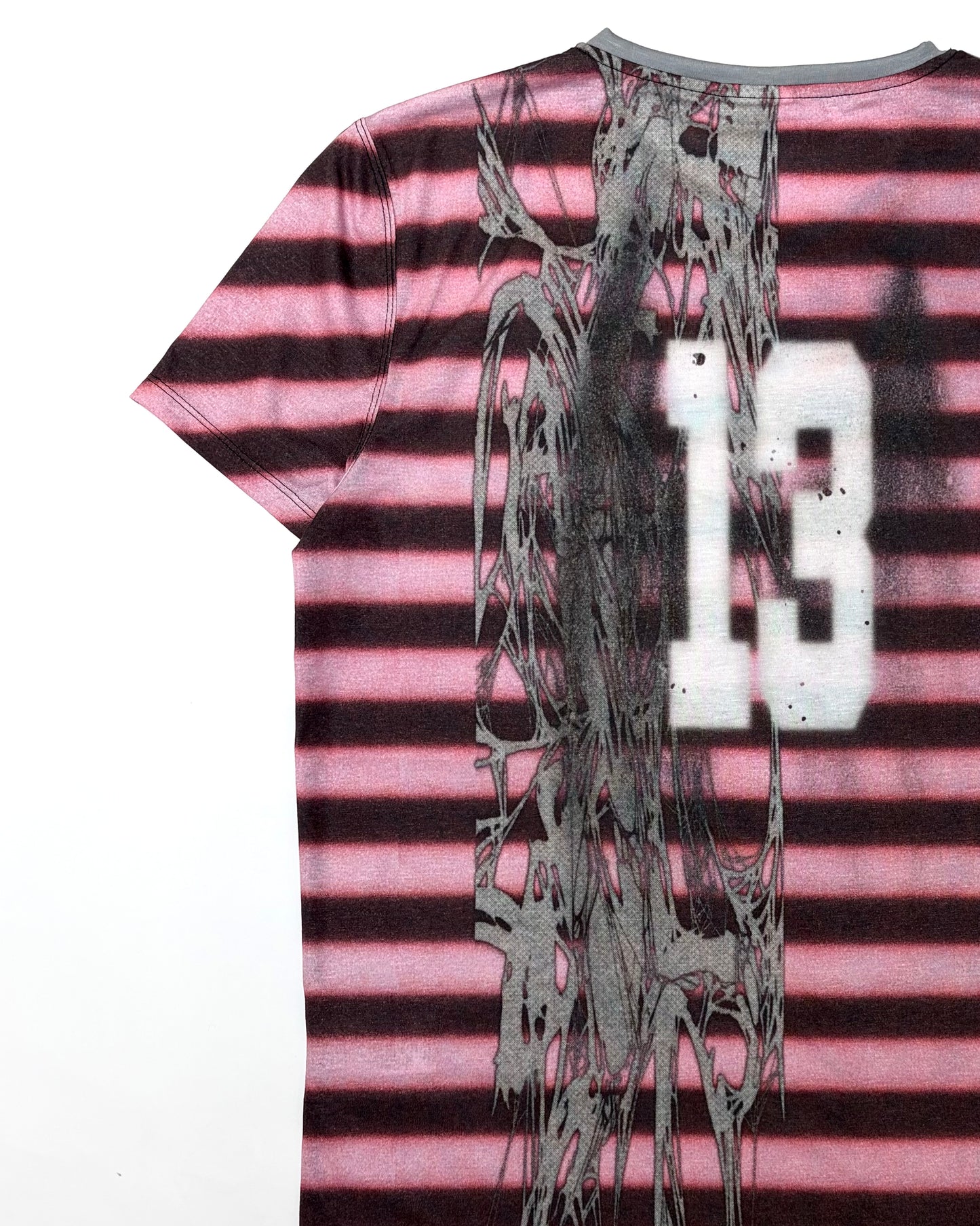 pink silver short sleeve