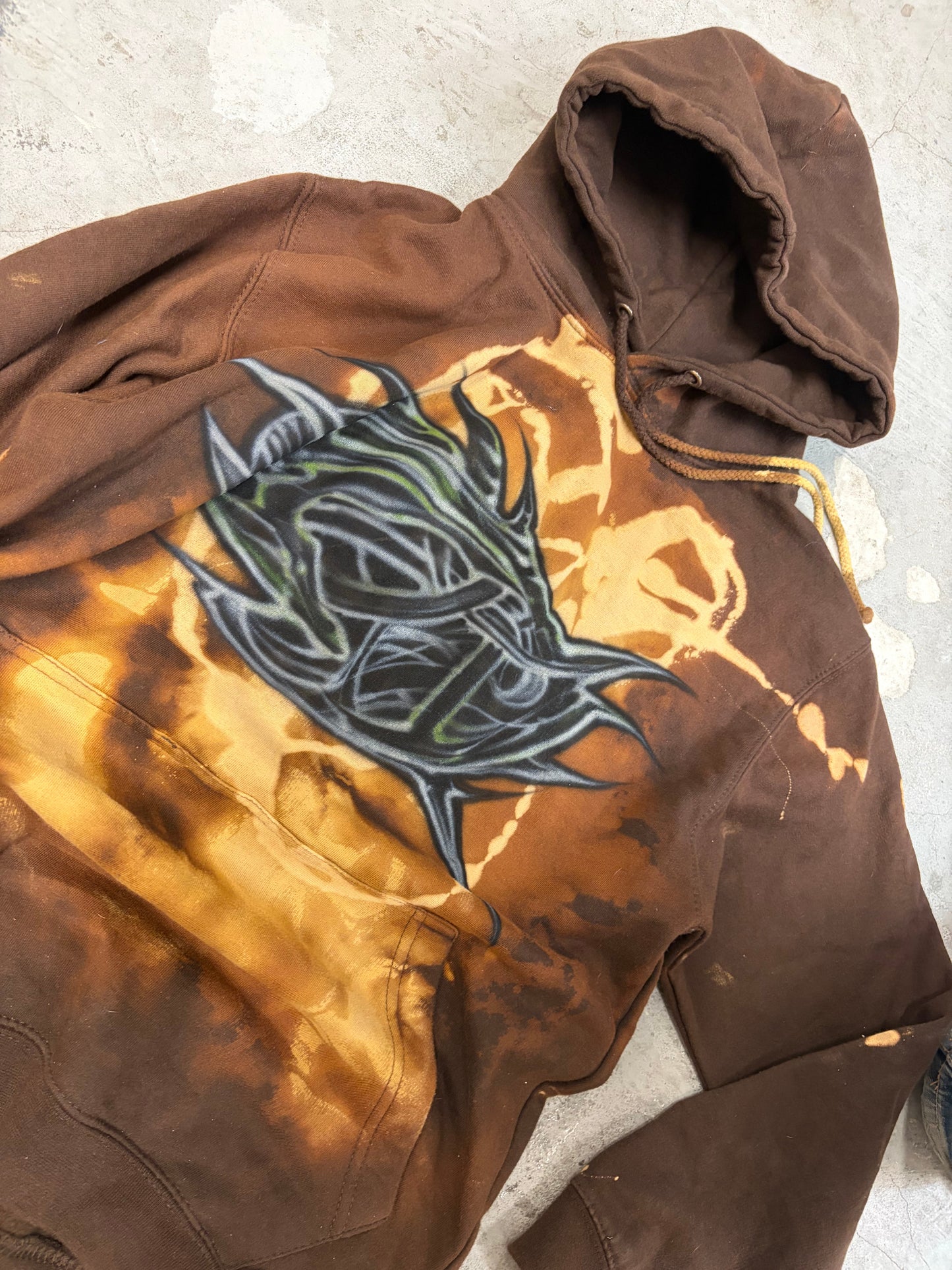 DOUBLE DRAGON AIRBRUSH HOODIE
