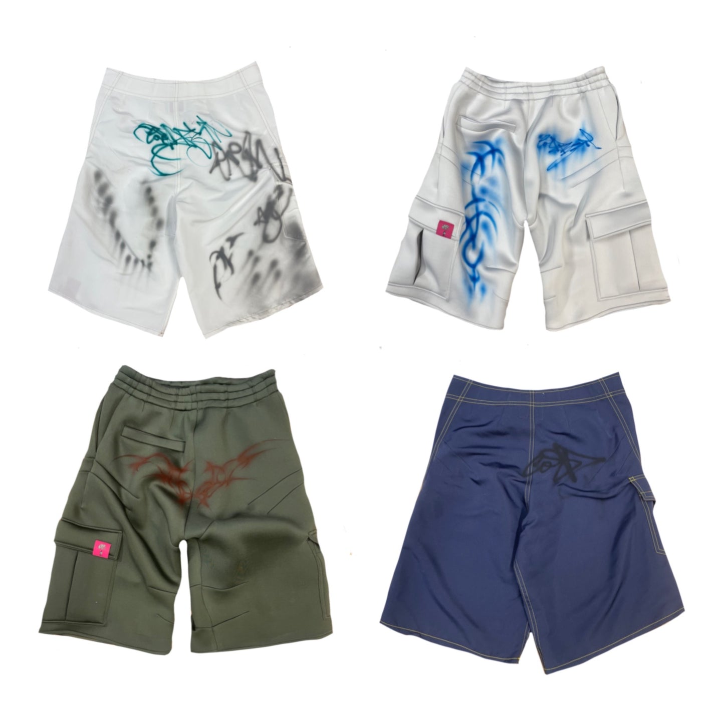 Maxime Black x Coldf33t: Neo shorts