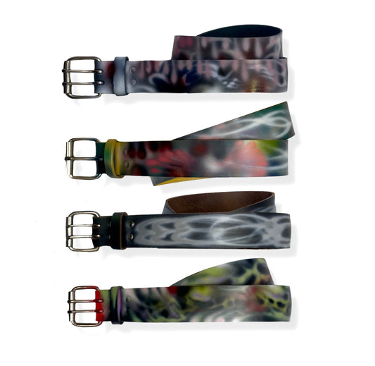 Airbrushed belts