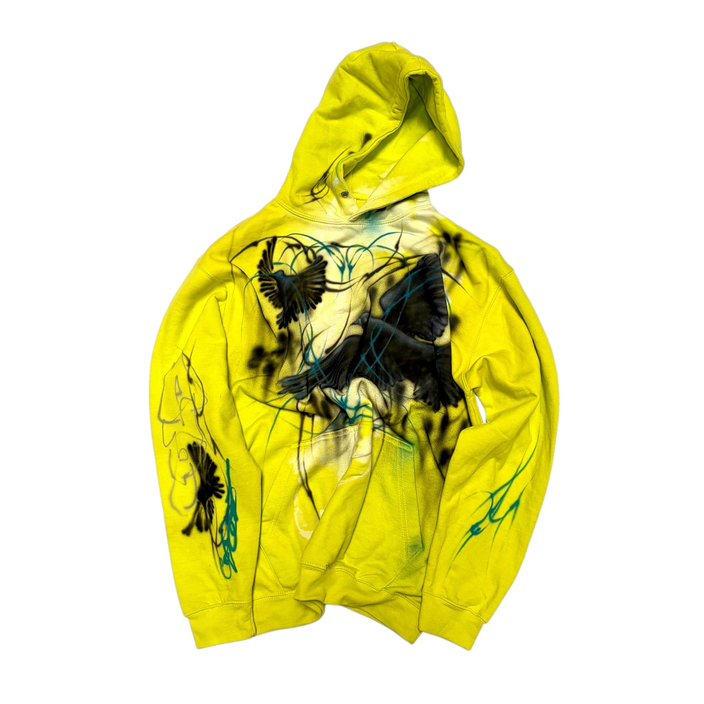 flying raven hoodie