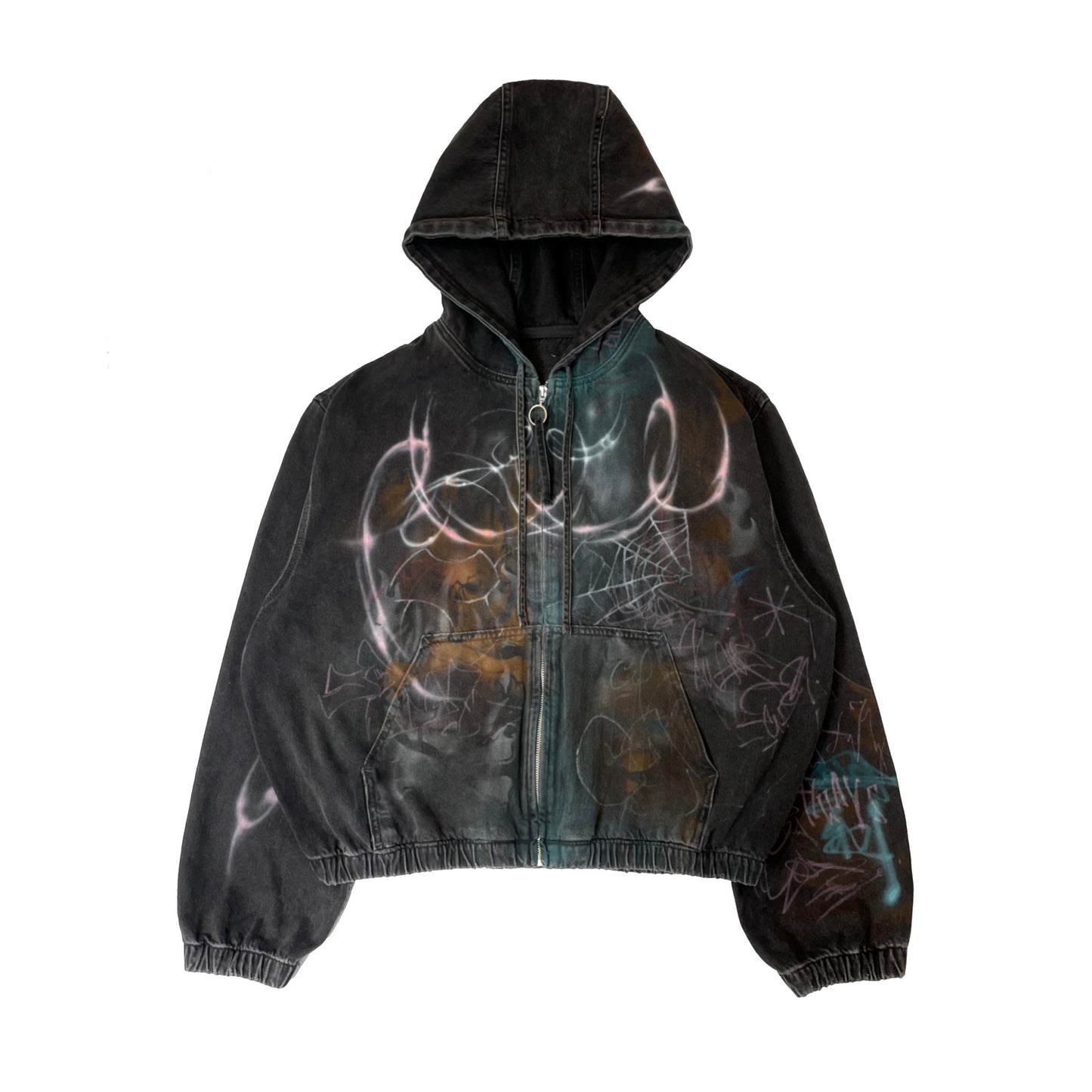 "graffiti22" bomber jacket