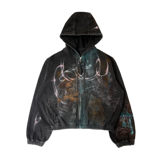 "graffiti22" bomber jacket