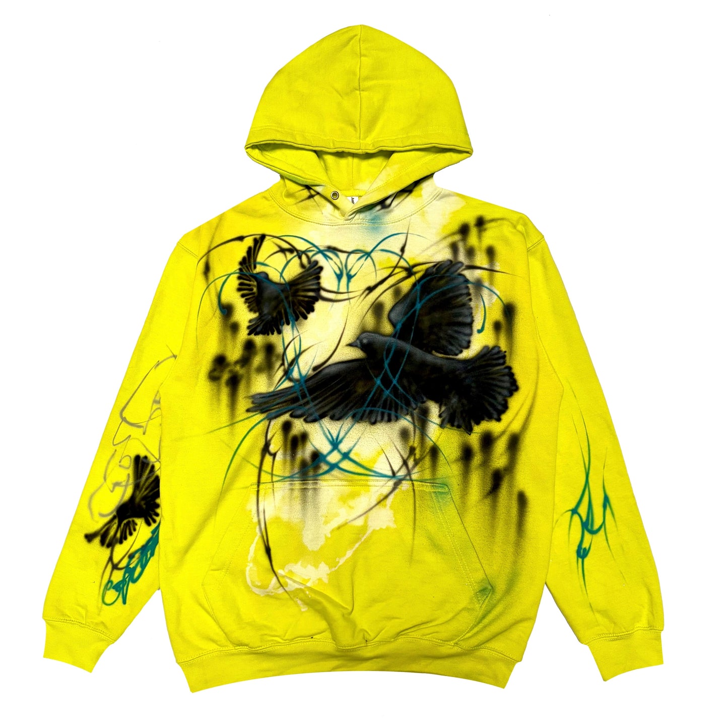 flying raven hoodie