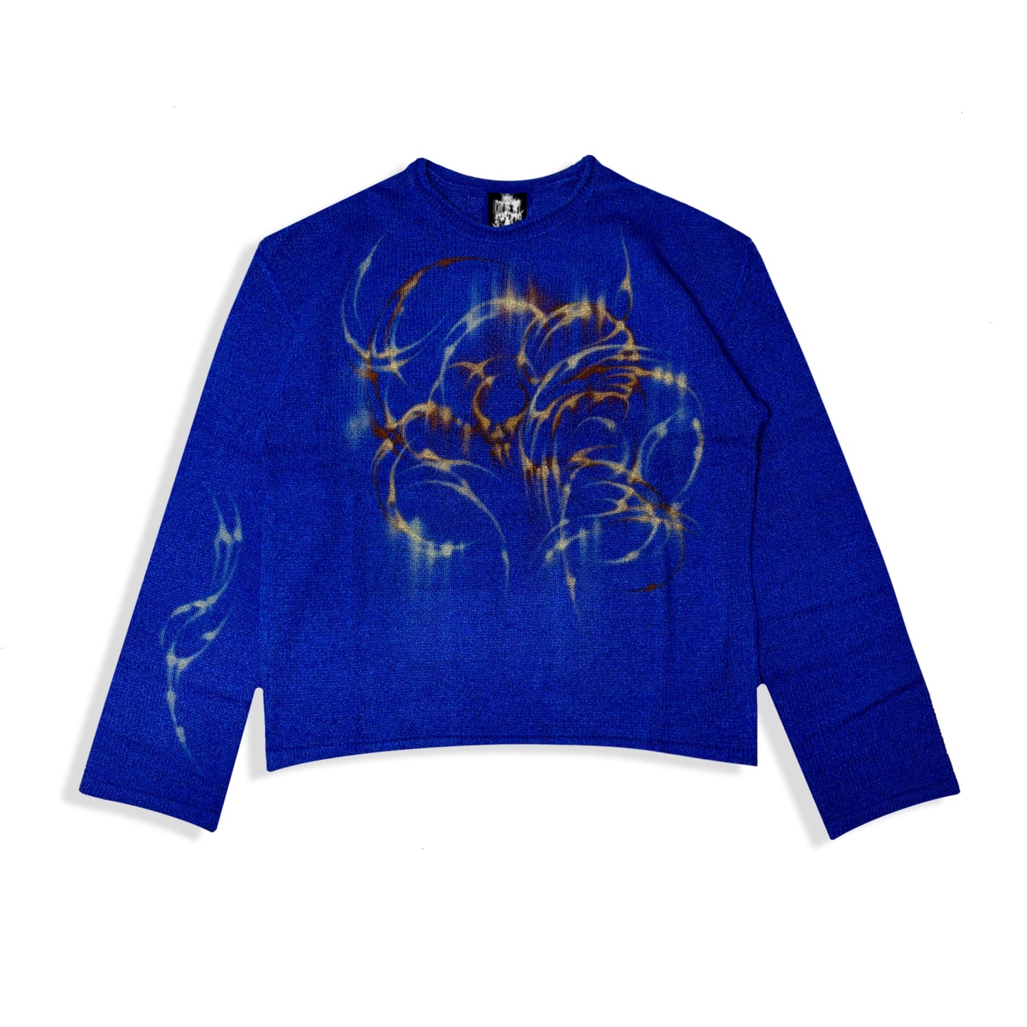 ROYAL BLUE THORNS KNIT