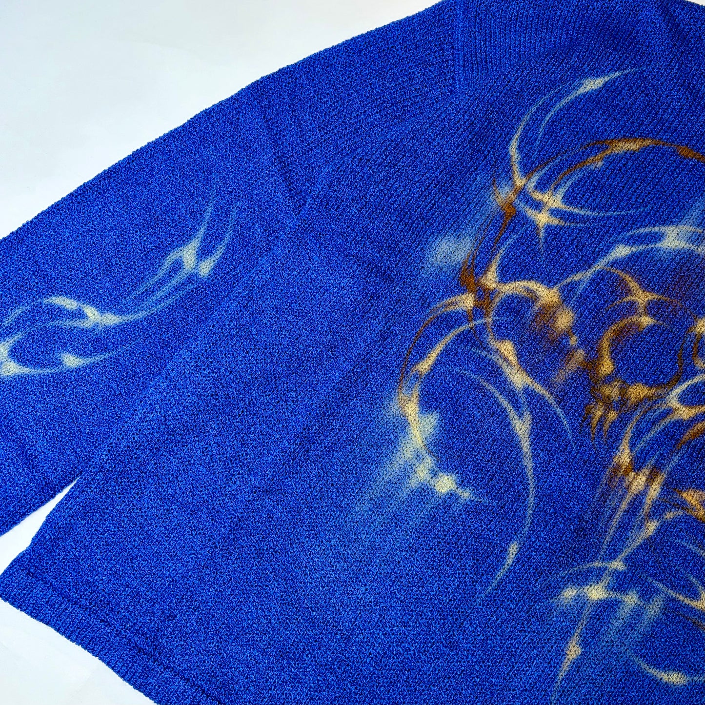 ROYAL BLUE THORNS KNIT