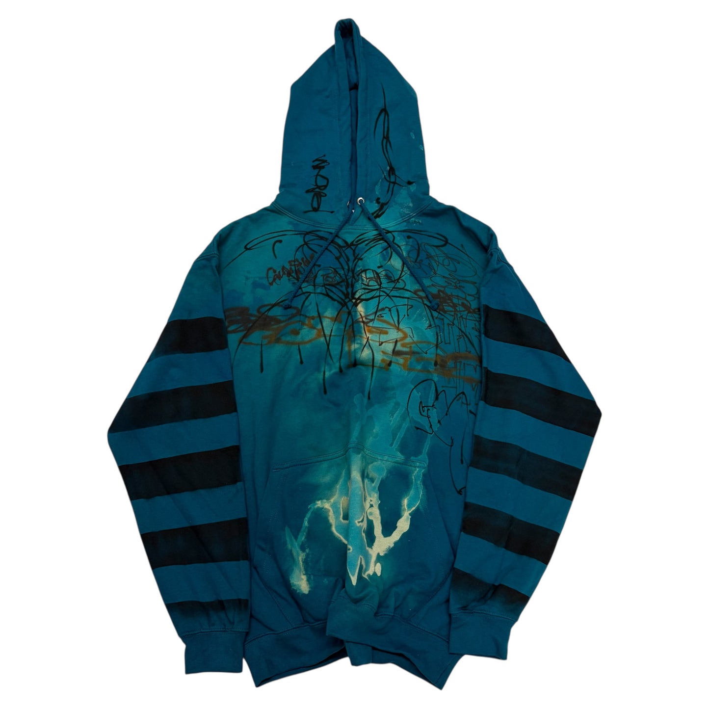 turquoise stripe sleeve