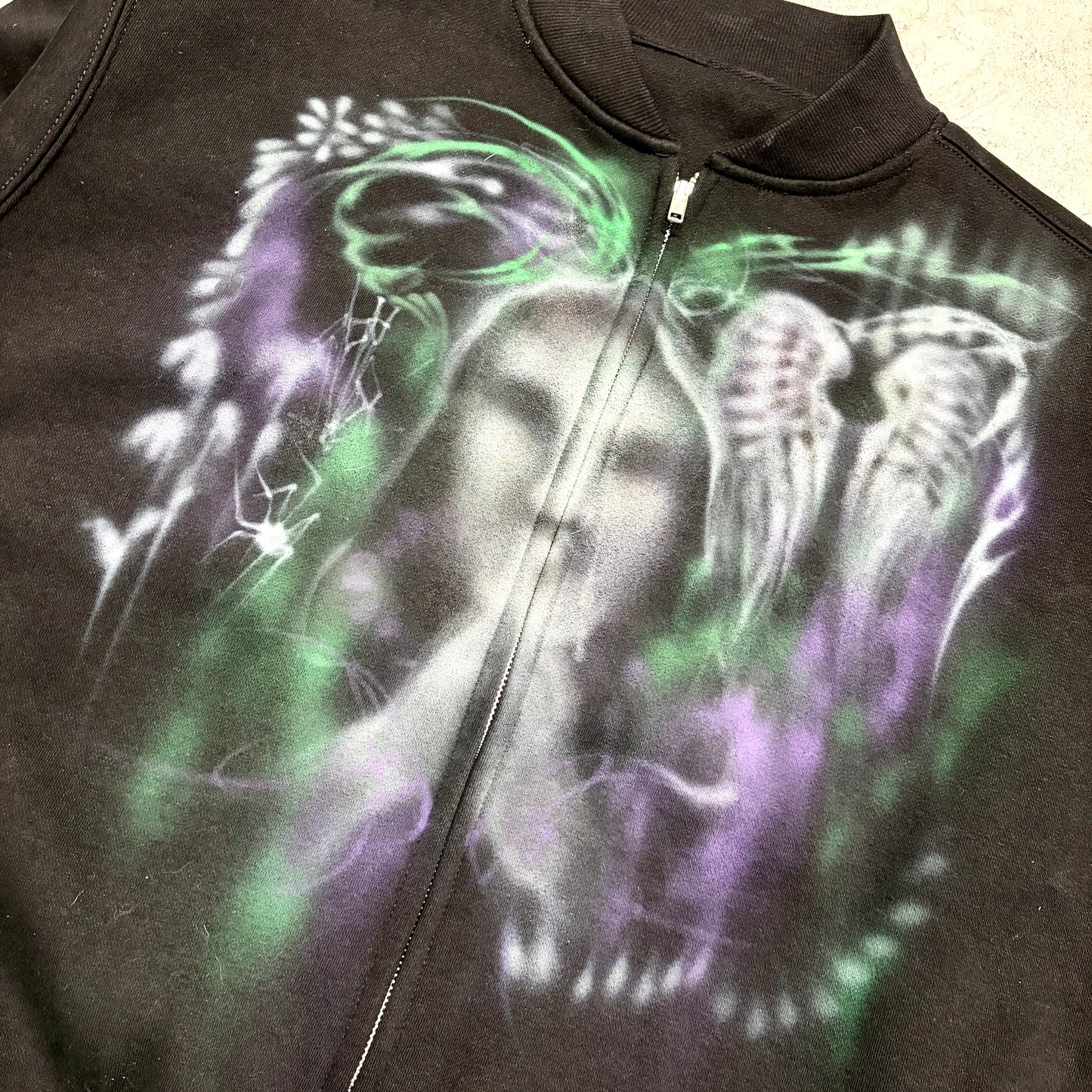 Weeping angel bomber jacket