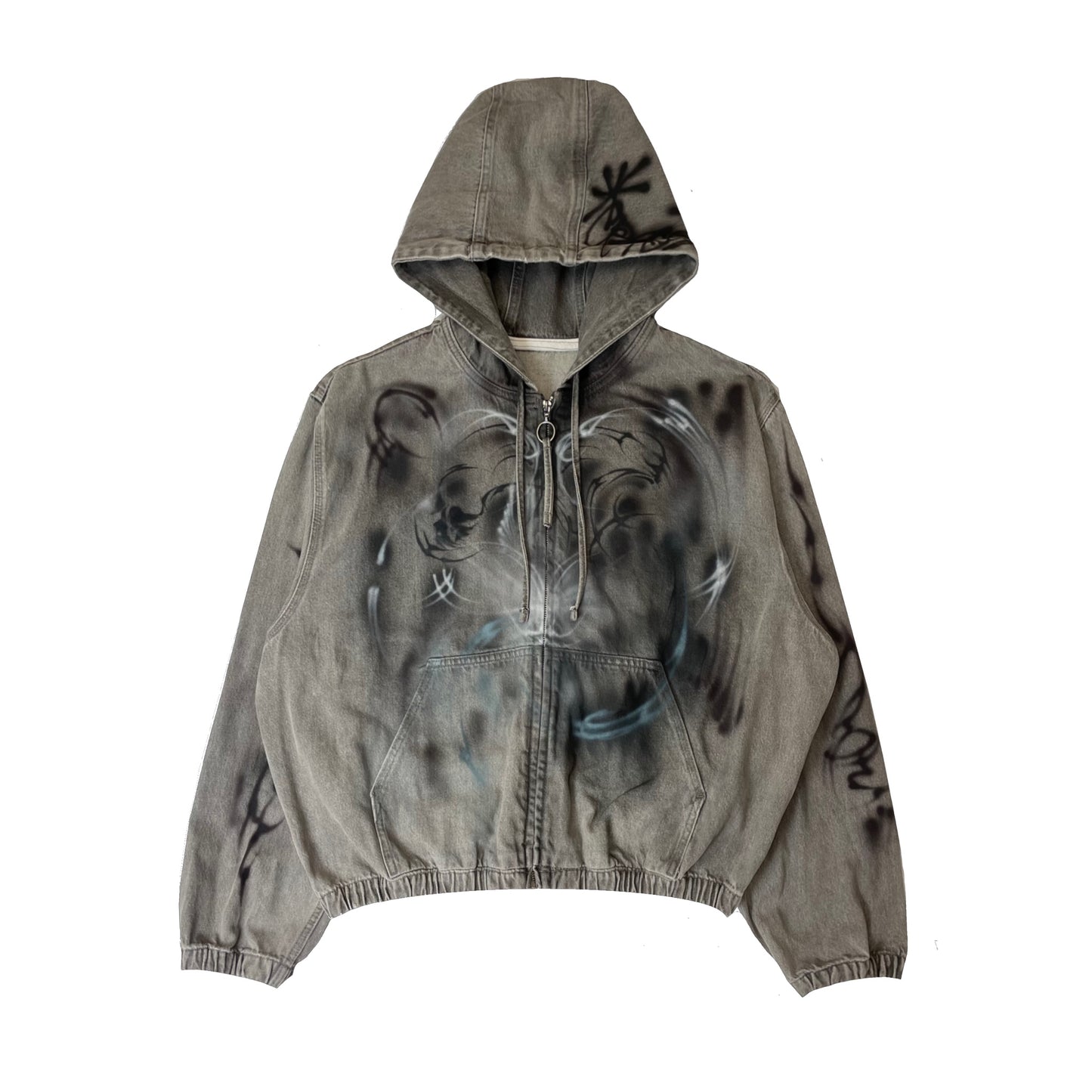 "grey skies" bomber jacket