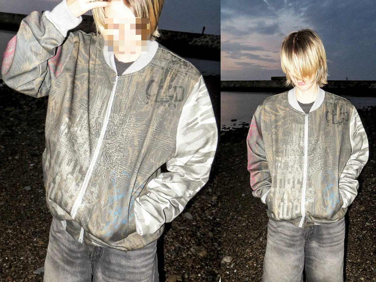 DENIM BOMBER JACKET