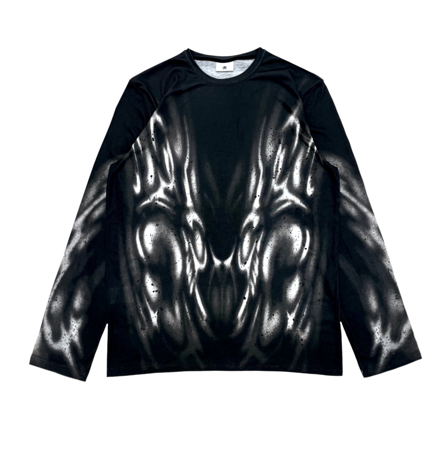 Flaming skulls long sleeve