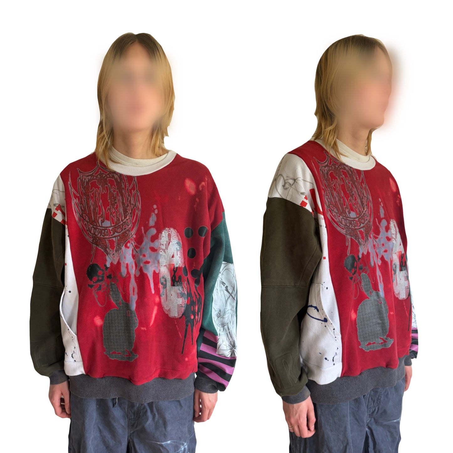 RECONSTRUCTED SWEATSHIRT 1