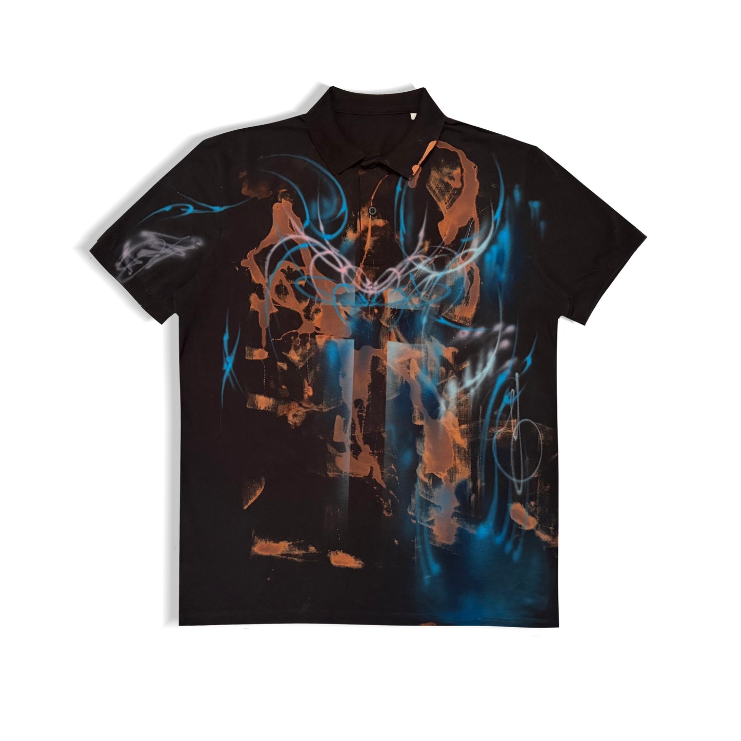 pink+blue thorns polo shirt