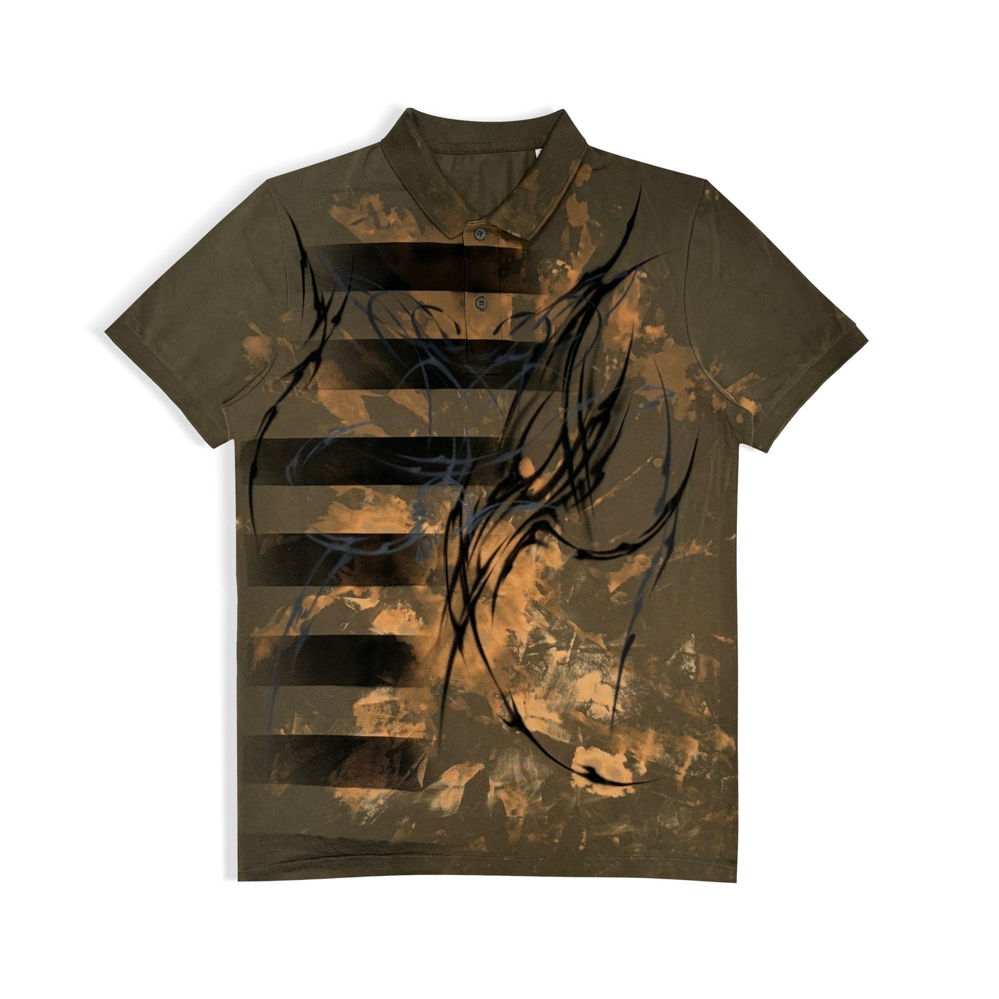 striped polo-shirt