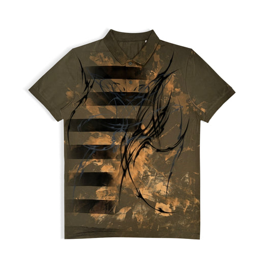 striped polo-shirt