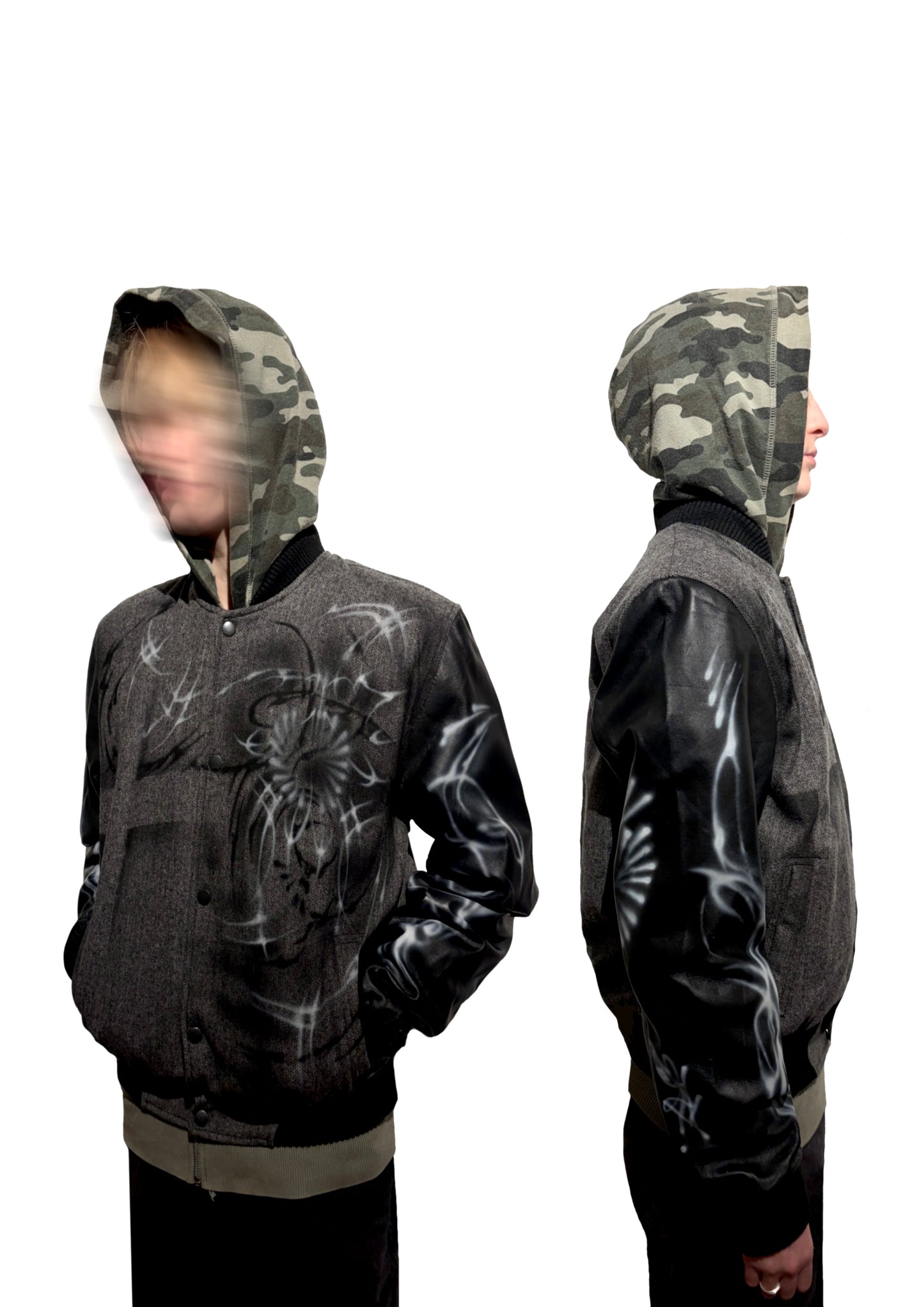 crossed/heart jacket