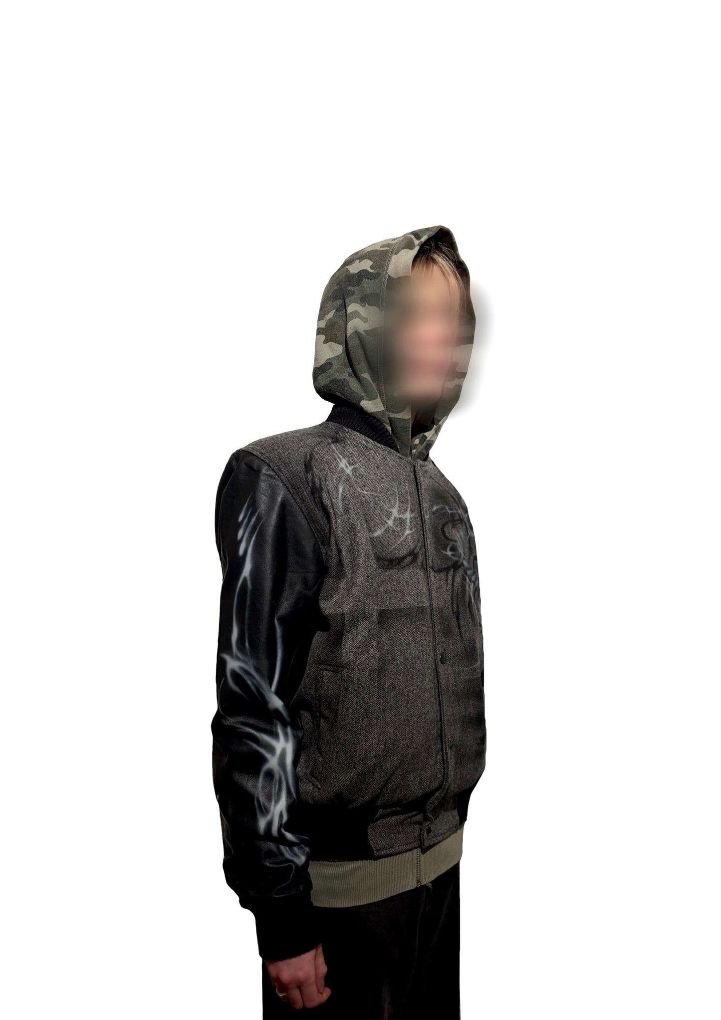crossed/heart jacket