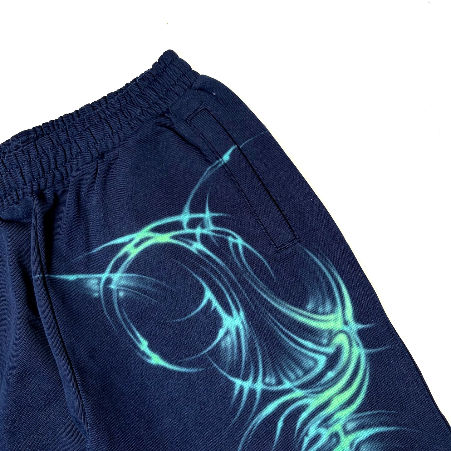 green flame joggers