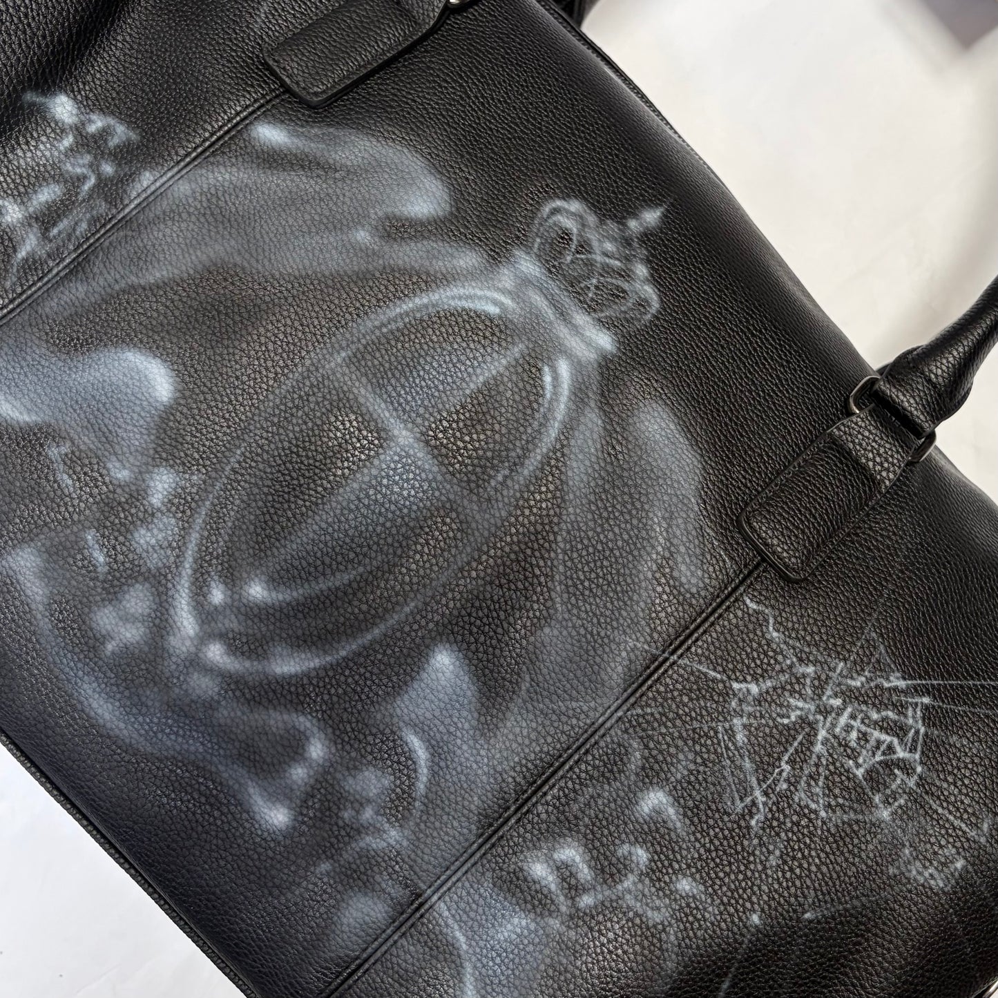 bunny emblem weekend bag
