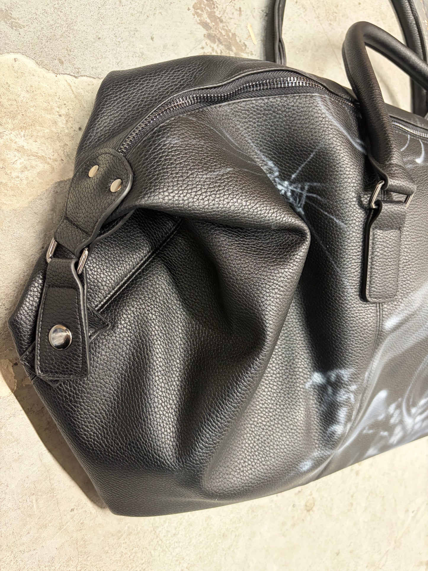 bunny emblem weekend bag