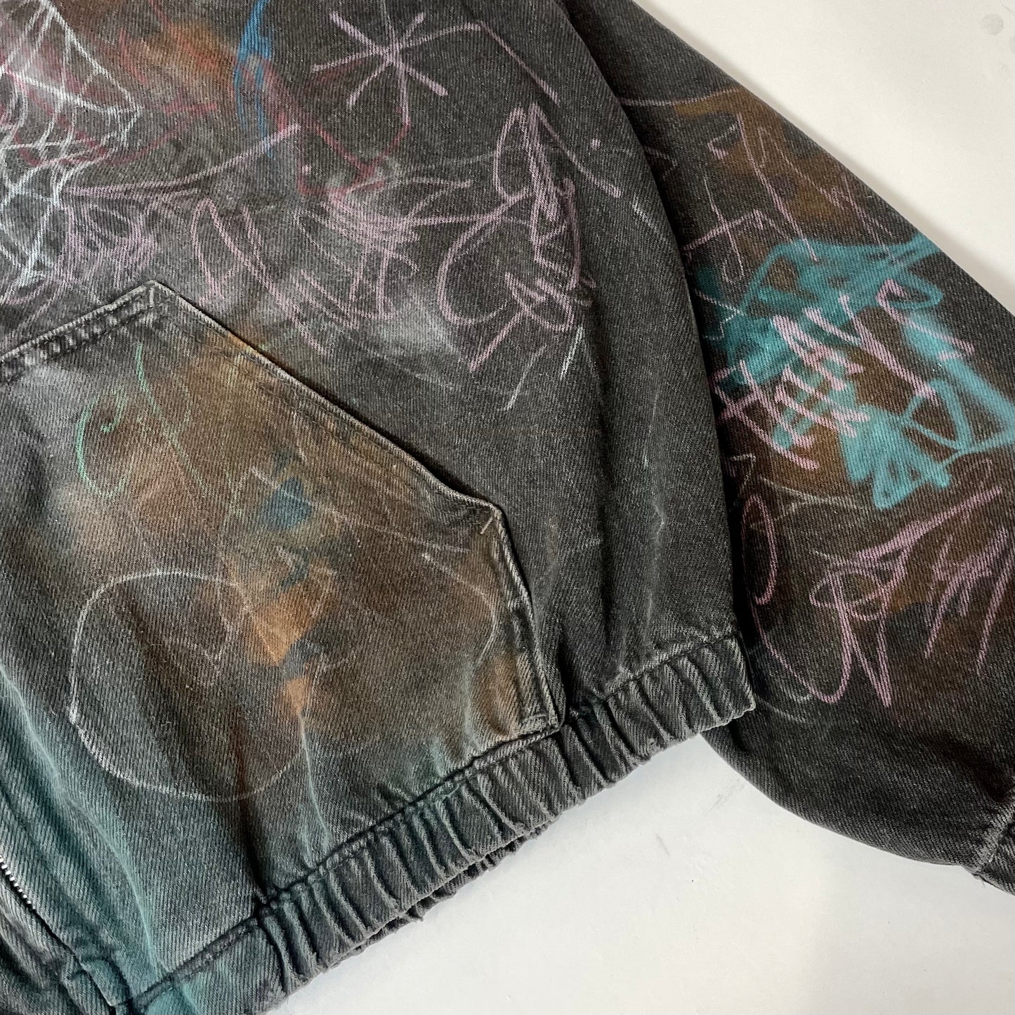 "graffiti22" bomber jacket