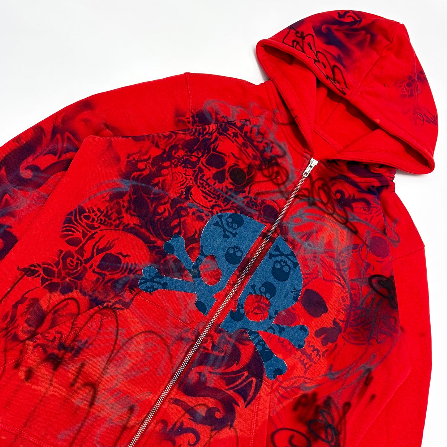 "SKULL PATCH" zip-up