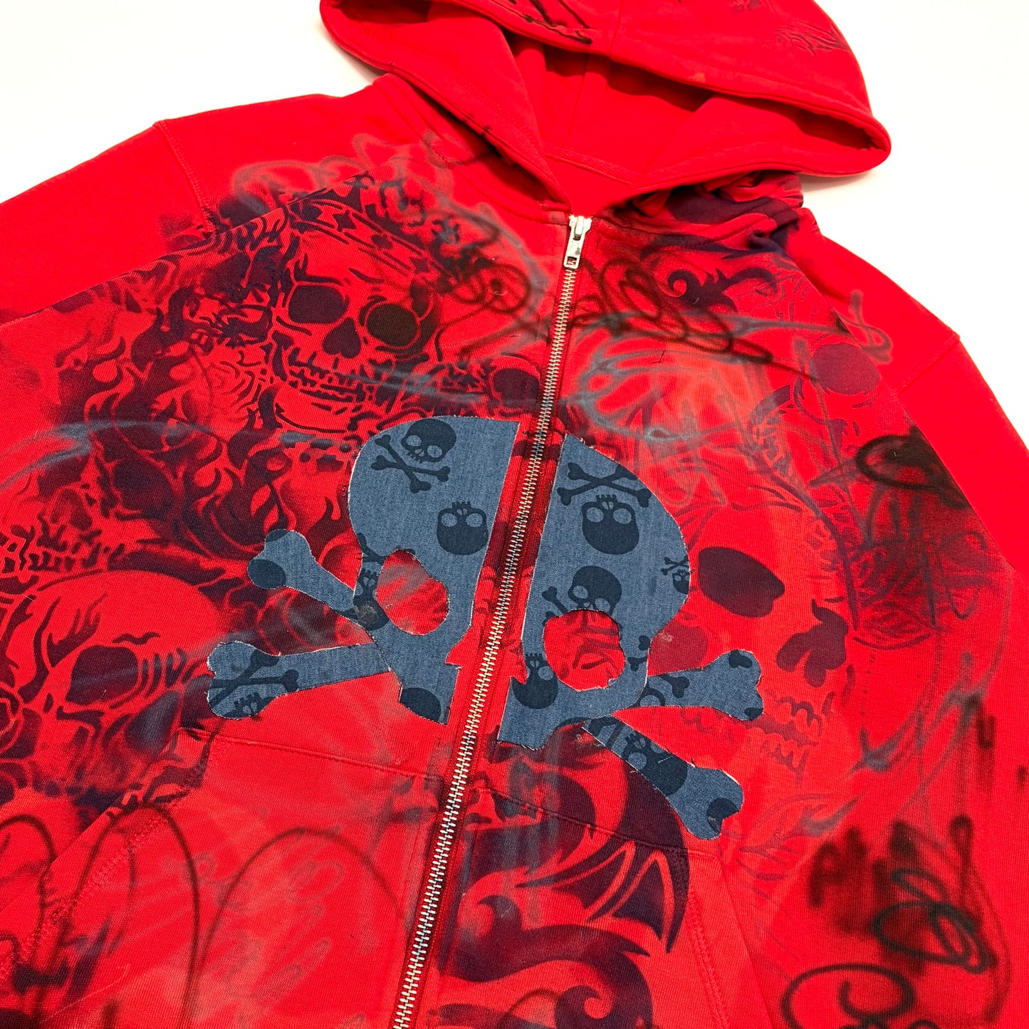"SKULL PATCH" zip-up