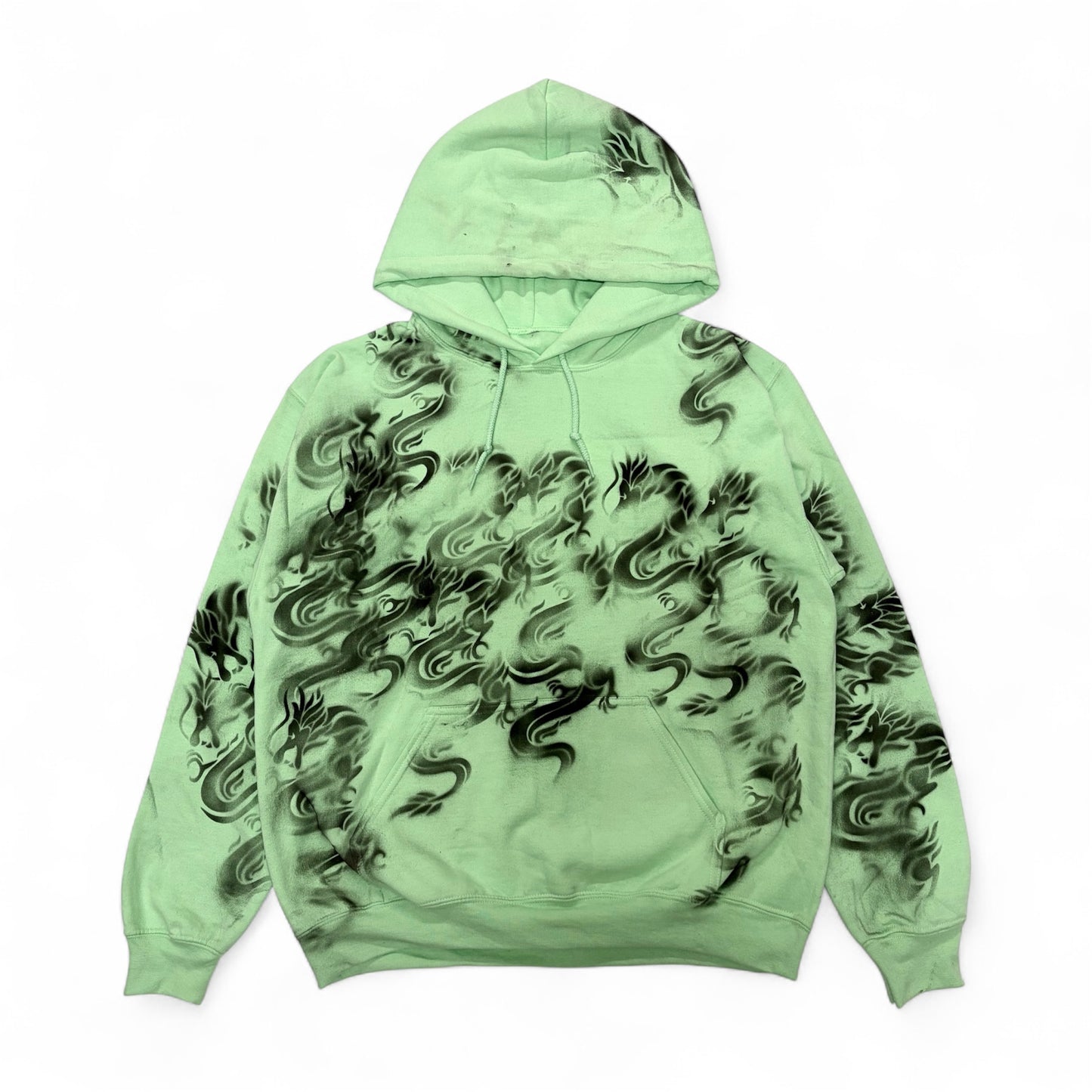 dragon stencil all-over