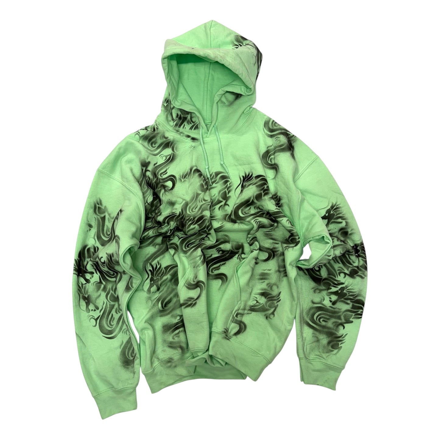 dragon stencil all-over