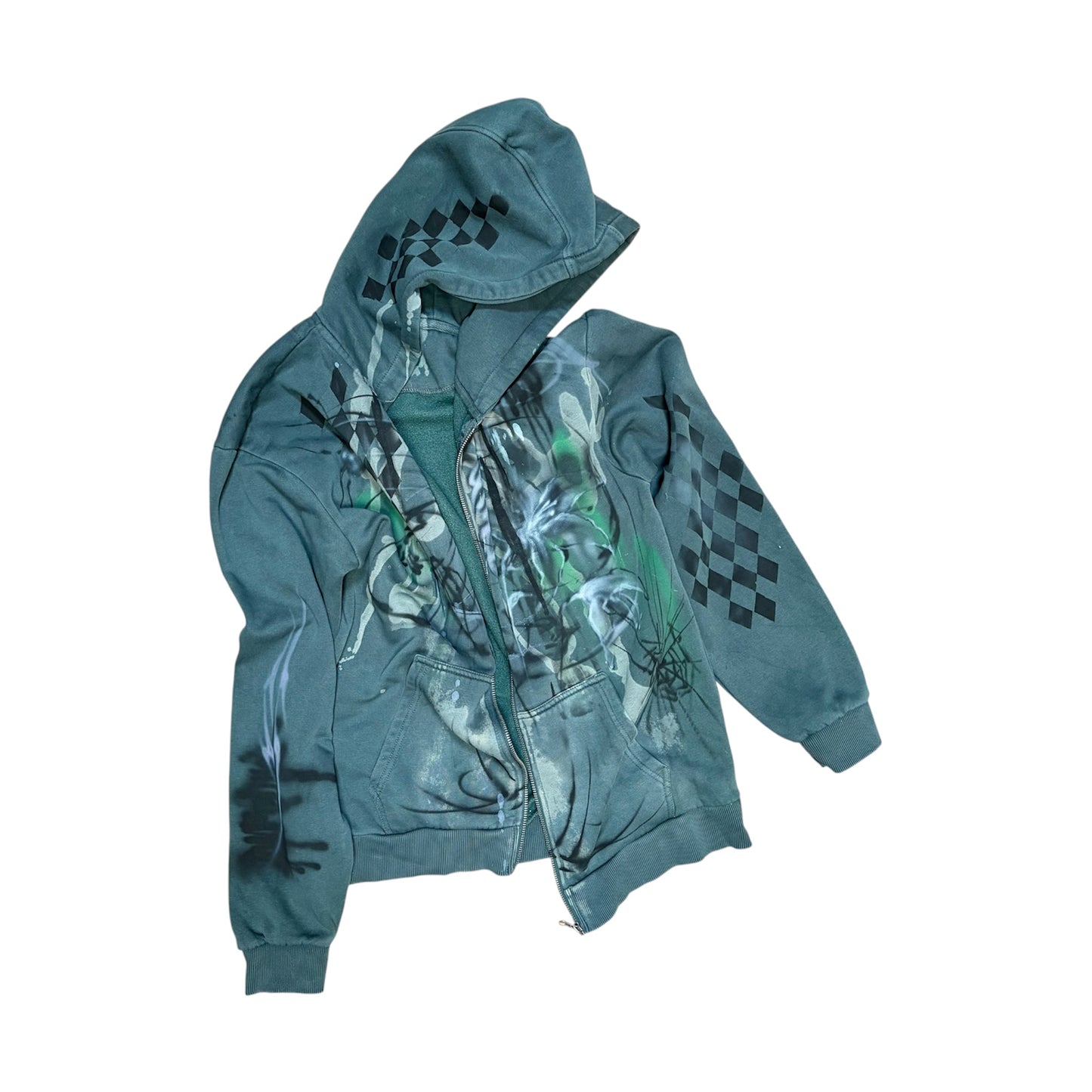 diamond-zip up
