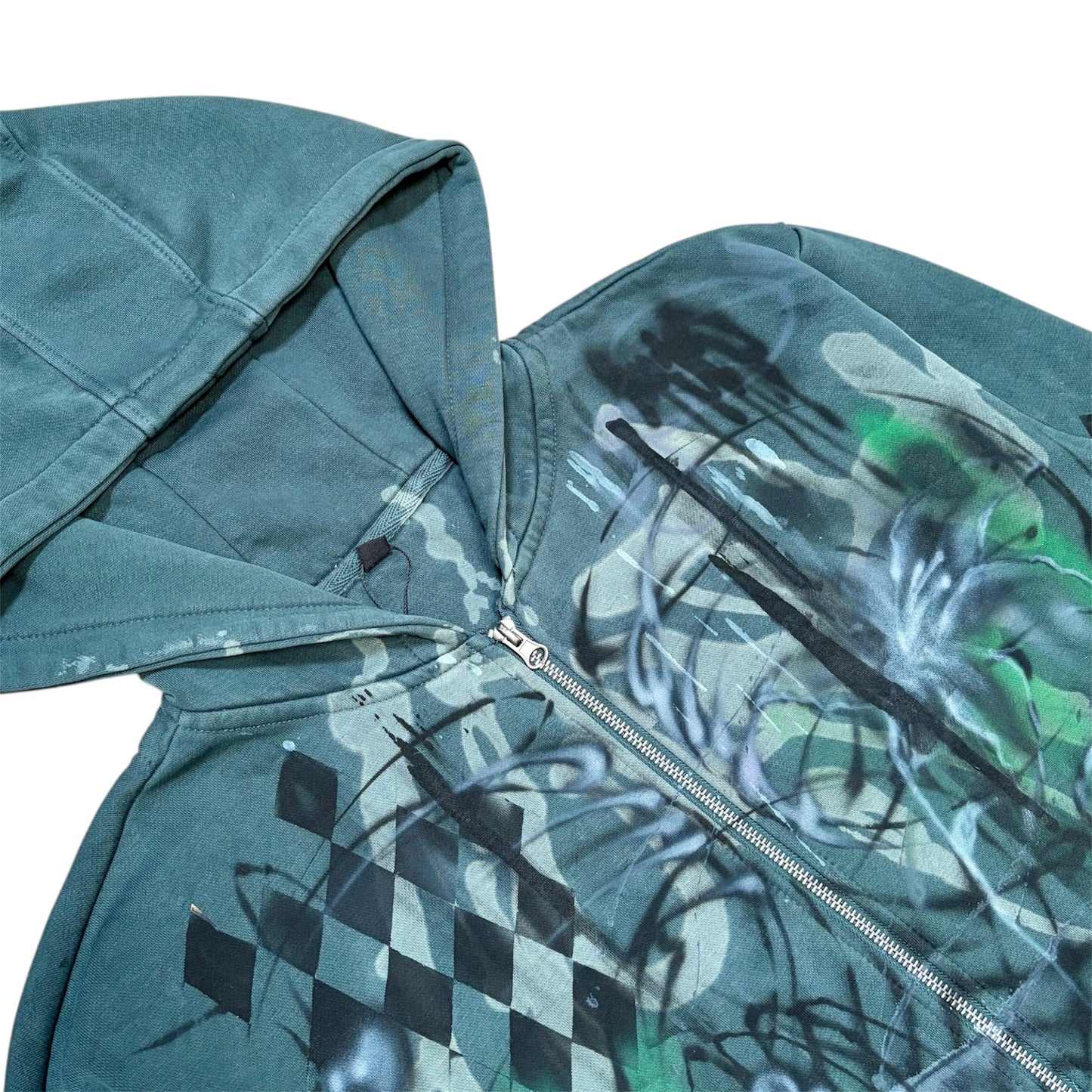 diamond-zip up