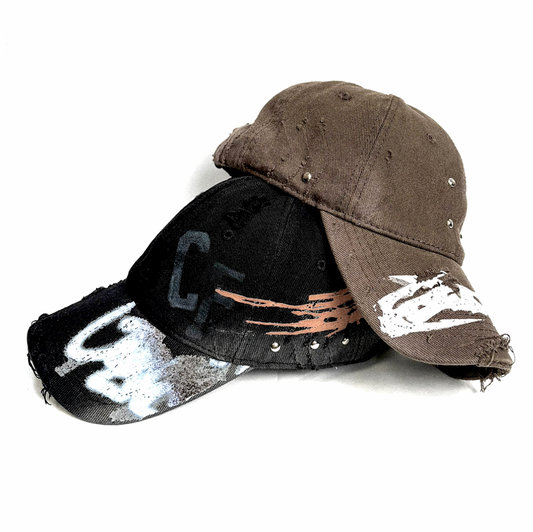 distressed caps