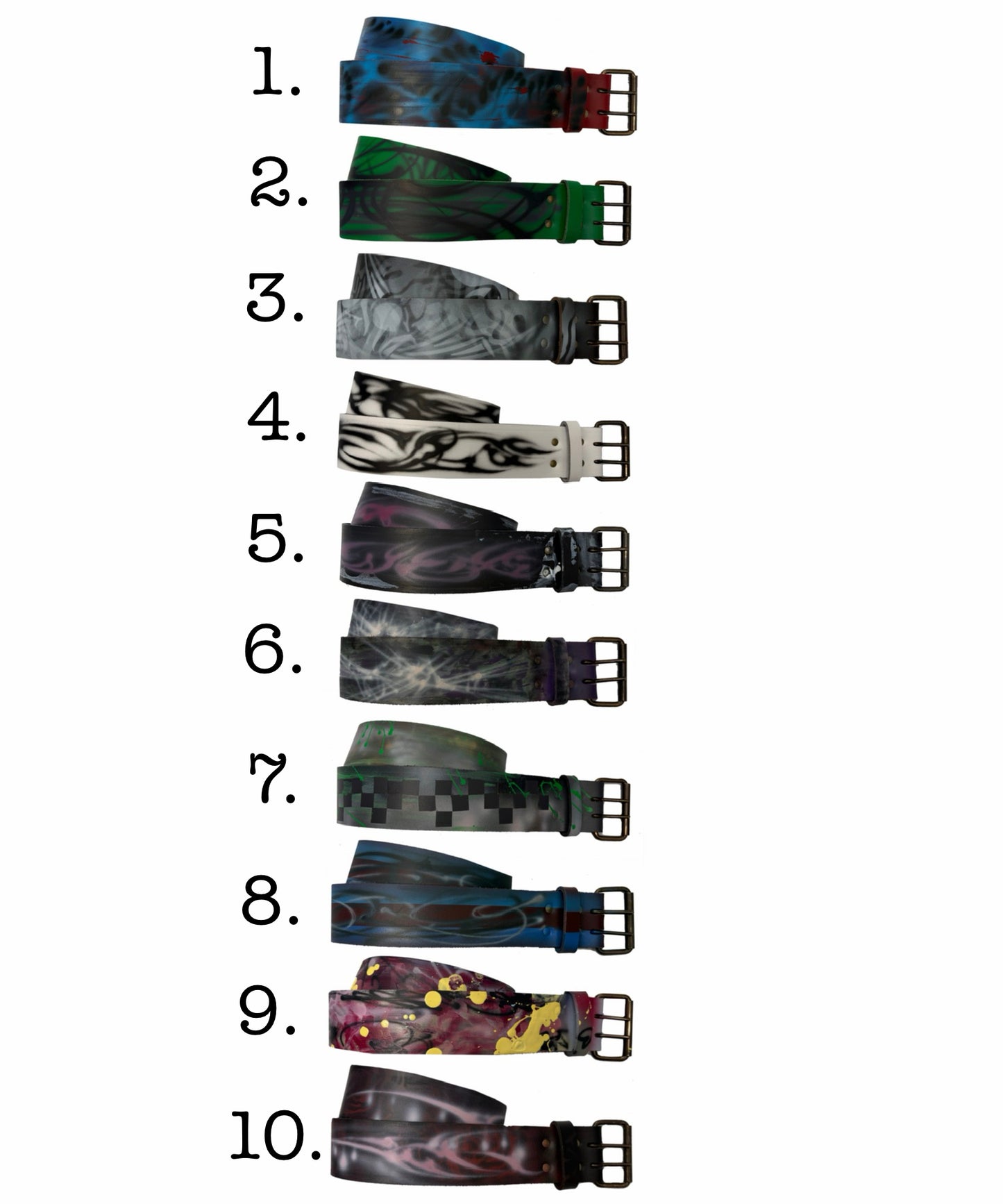 airbrushed belts 03.2026