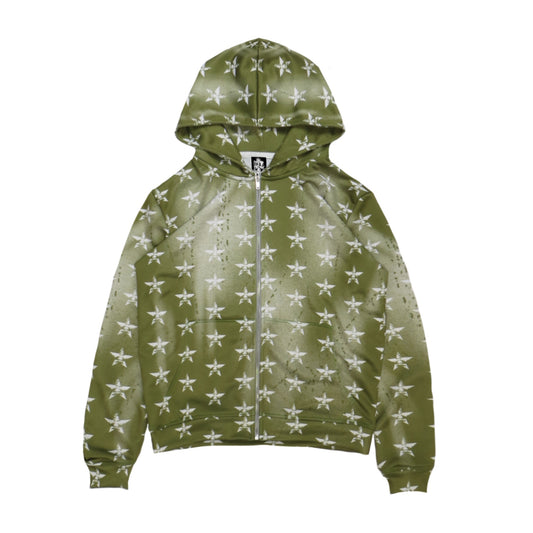 SKULL/STAR ZIP UP