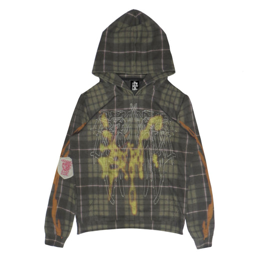 TARTAN DRAGON HOODIE