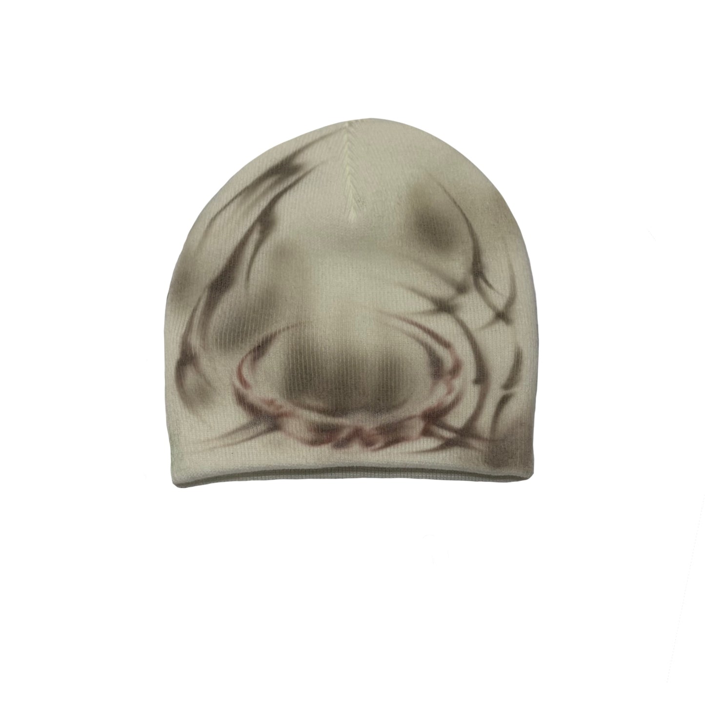 "green skull" beanie