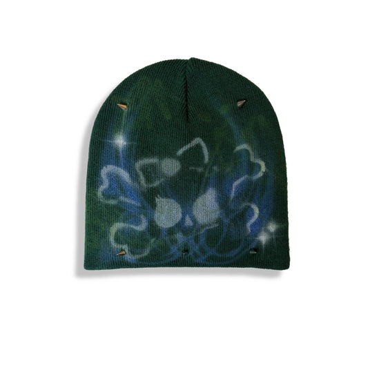"skull bow" beanie
