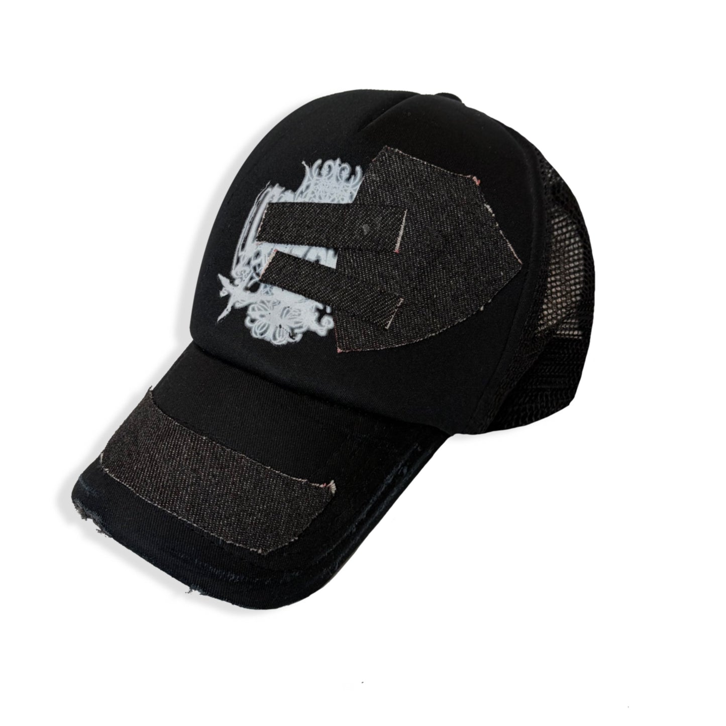 "redacted" trucker cap
