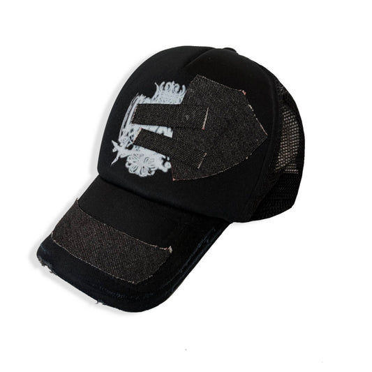 "redacted" trucker cap