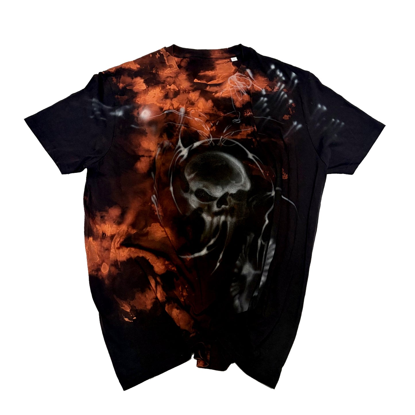 bleached skull short sleeve
