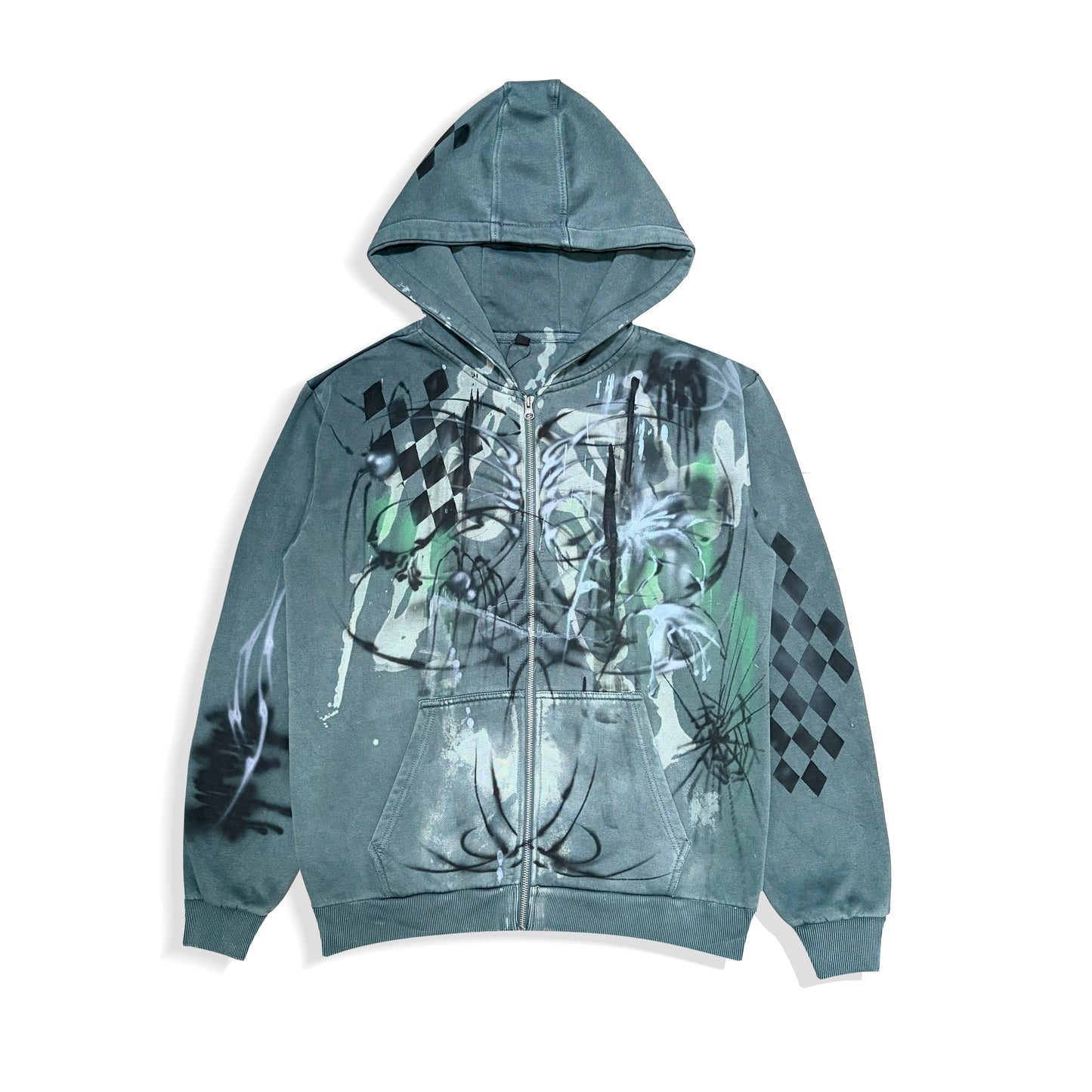 diamond-zip up