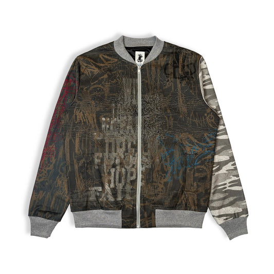 DENIM BOMBER JACKET