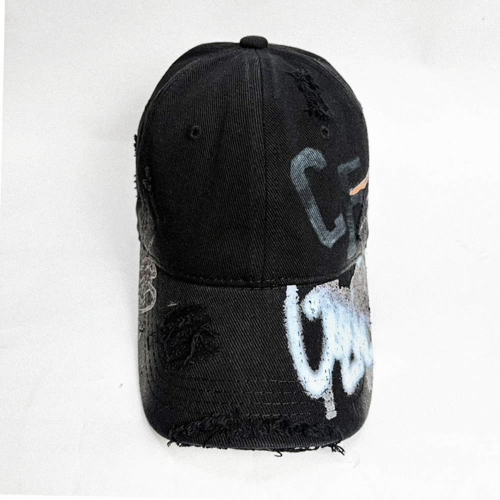 distressed caps