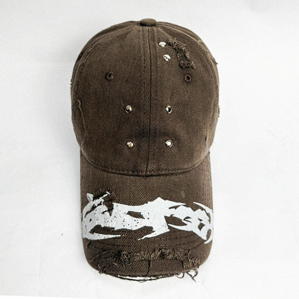 distressed caps